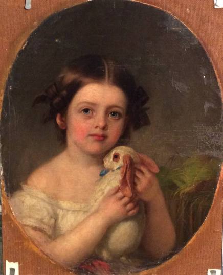 Girl with a Rabbit