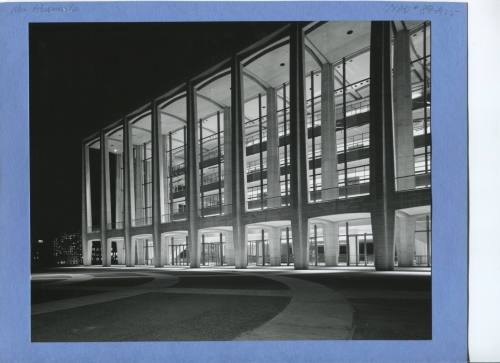 Lincoln Center for the Performing Arts, New York, New York- Philharmonic Hall Exterior View