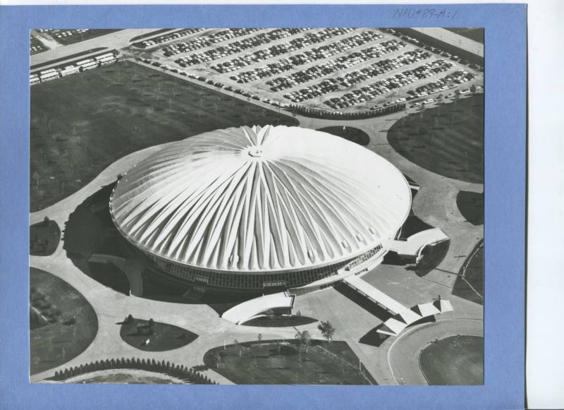 University of Illinois Champaign, Illinois- Assembly Hall Aerial View