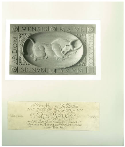 Adams Inscription Mantelpiece- State Dining Room- The White House, Washington, DC