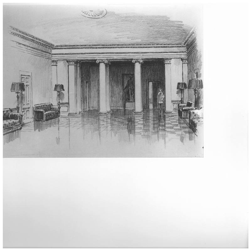 Entrance Hall to the Executive Building- The White House, Washington, DC