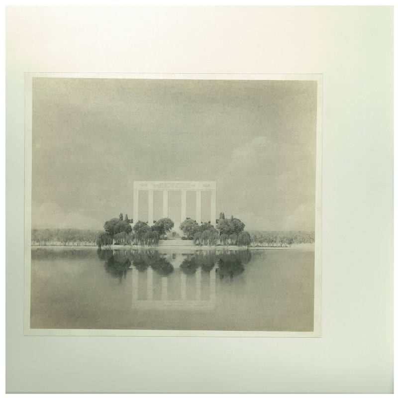 Winning Design- Chicago War Memorial- Front Elevation