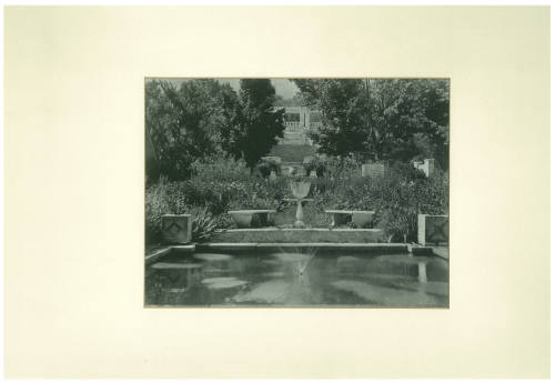 Garden for Edwin La Feune, Esq., Dorset, Vermont