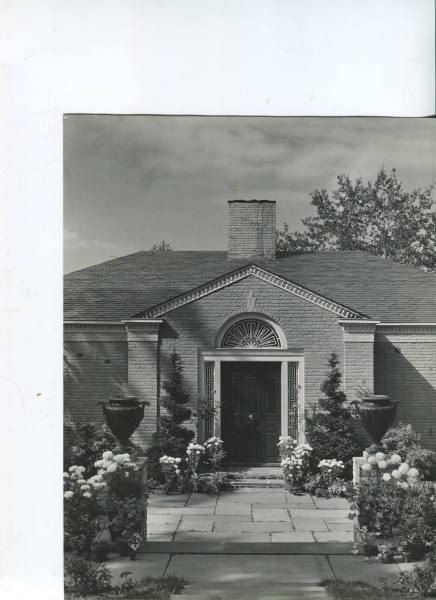 Entrance to Home of Sidney A. Mitchell- Hillside Cottagear Brookville, L.I.