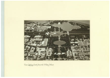 The Washington Mall Master Plan: View Looking South from the White House