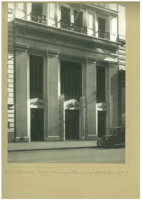 The National City Company Building- Wall Street, NYC