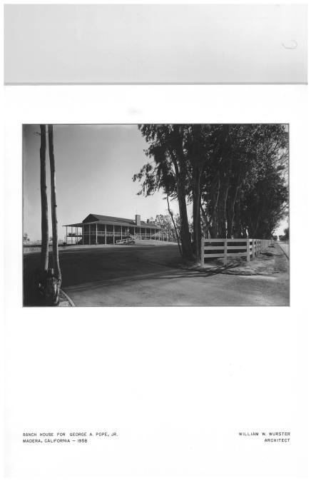 Ranch House for George A. Pope, Jr., Madera, California