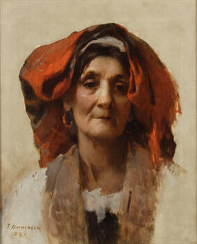 Head of an Italian Woman