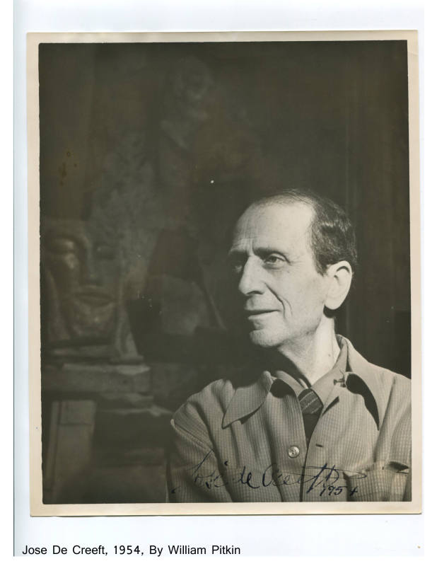 Jose De Creeft, 1954, By William Pitkin