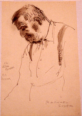 Portrait sketch of Alex Brook