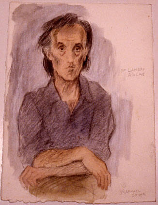 Portrait study of Lambro Ahlas