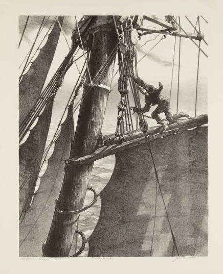 Topsail Sheet Hook, Mast & Man #4