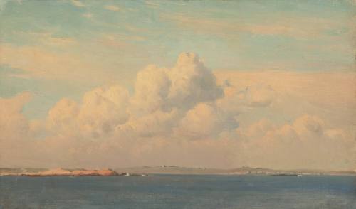 Clouds over Water and Coastal Landscape