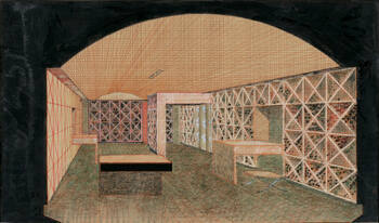 Rendering for a Wine Museum, Seagram's Building, New York