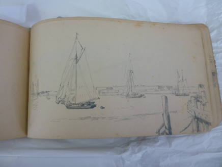 Sketch of boats