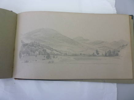 Sketch of mountains
