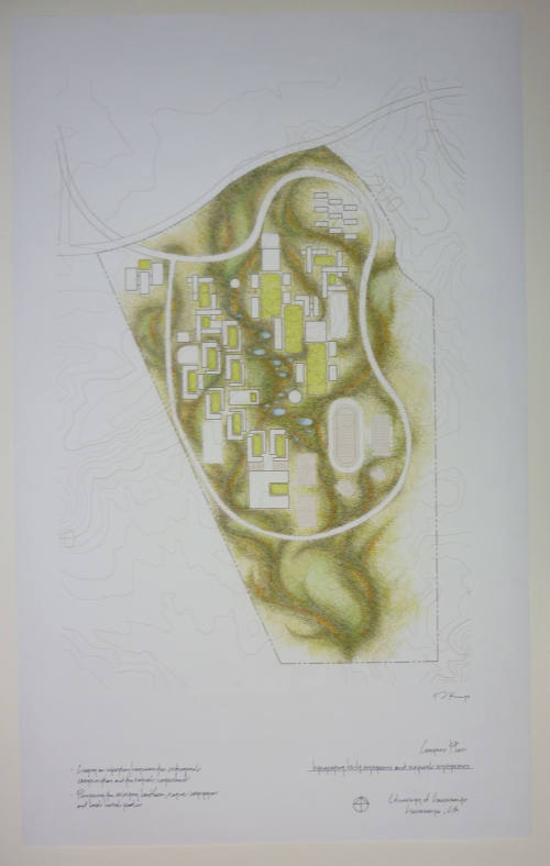 Campus Plan: Integrating natural systems and built systems, University of Sacramento, Sacramento, California