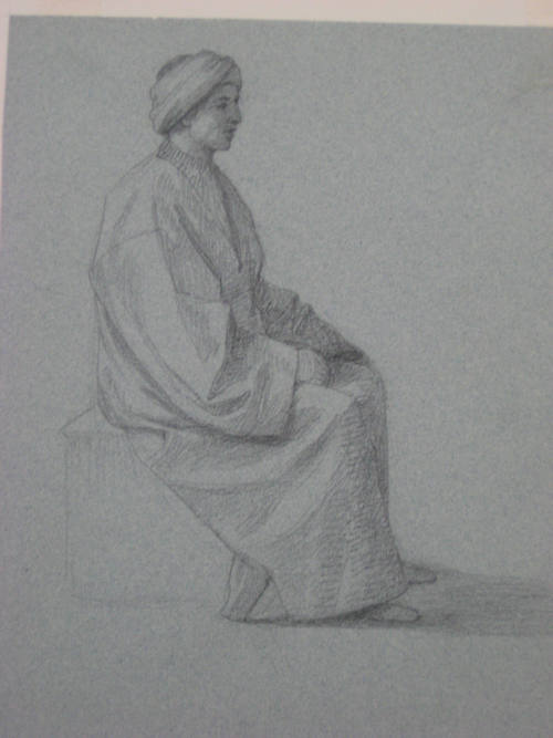 Seated Arab