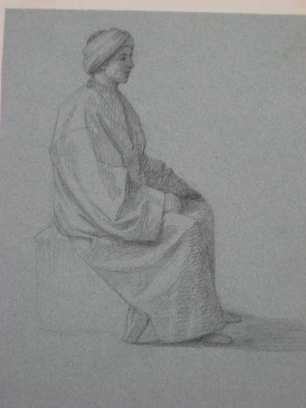 Seated Arab