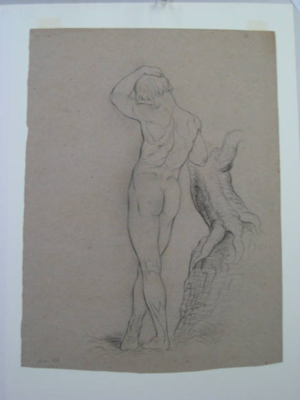 Untitled - Male nude, rear view