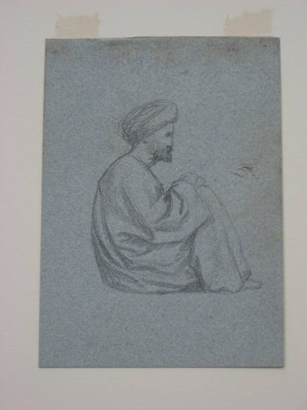 Untitled - Seated Arab in profile