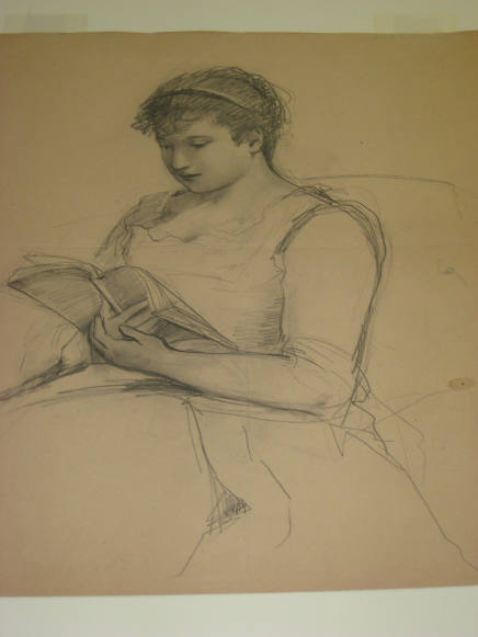 Untitled - Girl reading (Lois)