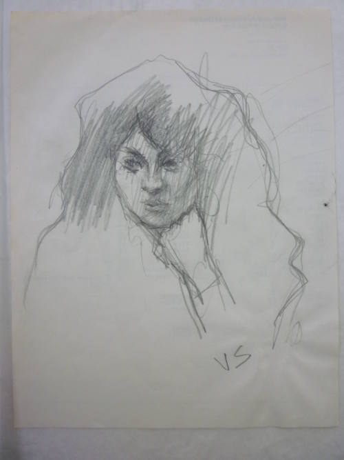 Sketch of woman (Barbara S. Krulik)