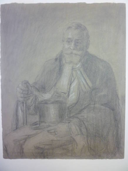 Sketch of Seated Man