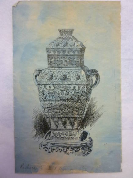 Illustration for NAD Loan and Autumn Exhibitions--Cloisonné vase