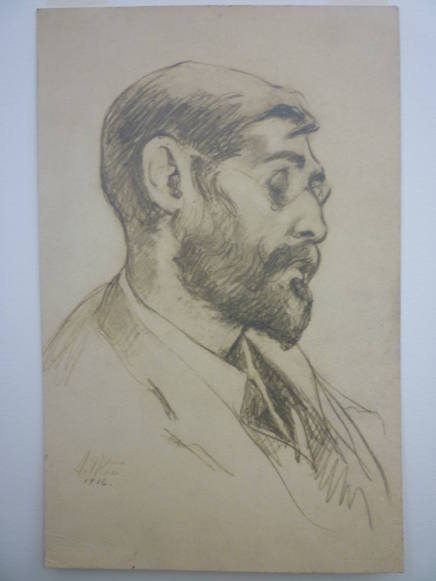 Facsimile of Portrait Study of Kenyon Cox