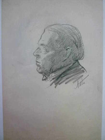 Portrait Study of Douglas Volk