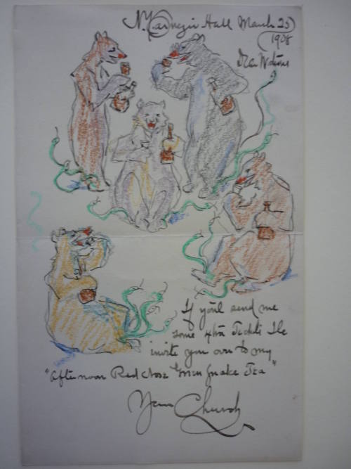 Illustrated Manuscript Note