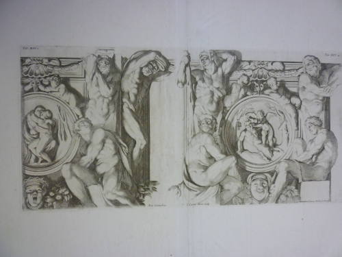 (Nude Figures - Ceiling Decoration) Tab. XIV 1 and 2