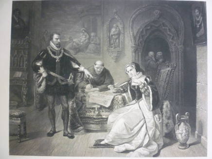 The Signing of the Death Warrant of Lady Jane Grey