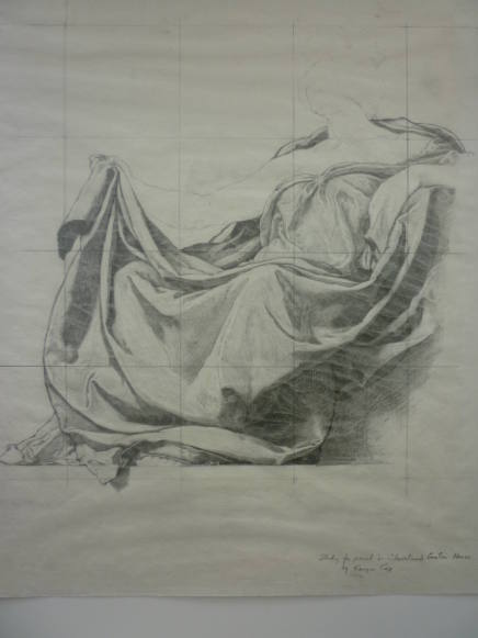 Drapery study for panel in Cleveland Custom House