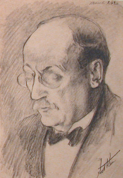 Facsimile of Portrait Study of Cass Gilbert