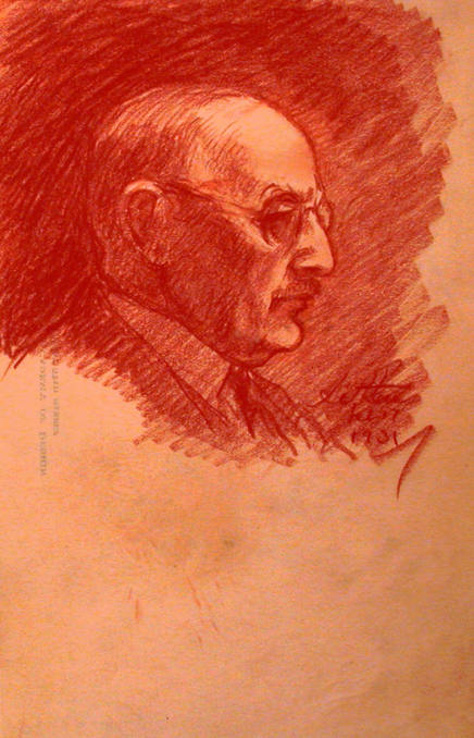 Portrait Sketch of Cass Gilbert