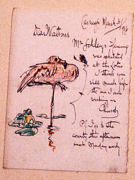 Illustrated Manuscript Note