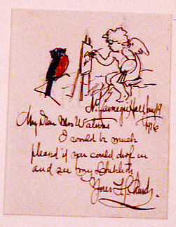 Illustrated Manuscript Note