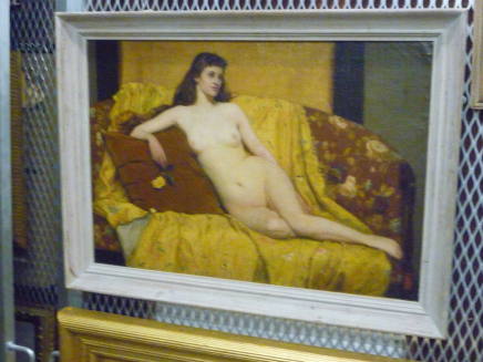 Nude on a Yellow Couch