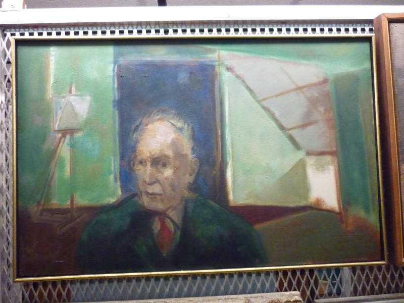 Self-Portrait in Green