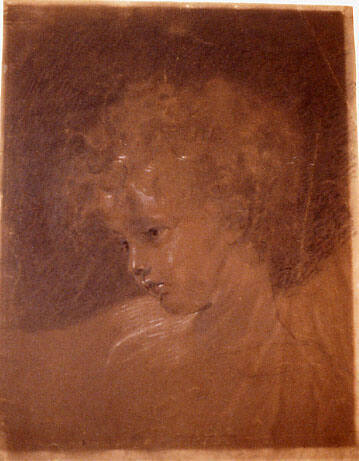 Head of Boy, from Sir Thomas Lawrence's "Boy and Dog"