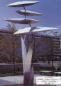 view of full-size sculpture outside MITRE Headquarters in Virginia