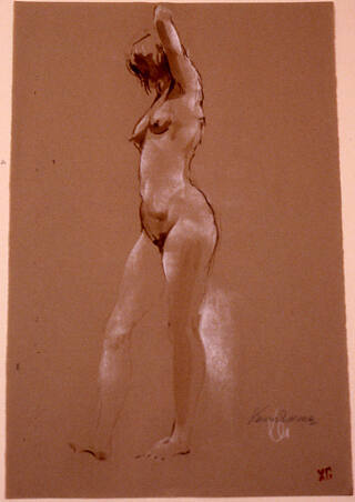 Standing Female Nude