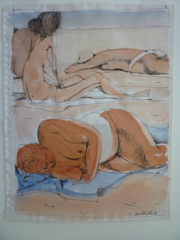 Study for "Sunbathers"