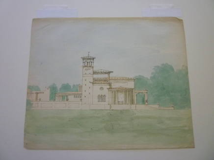 Architectural Drawing of Villa Elevation