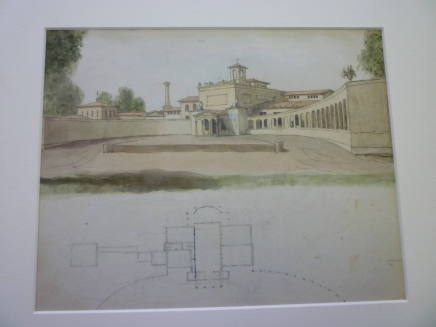 Italian Villa with Site Plan