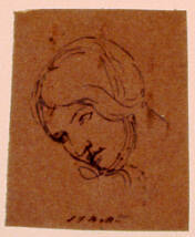 Sketch of woman's head