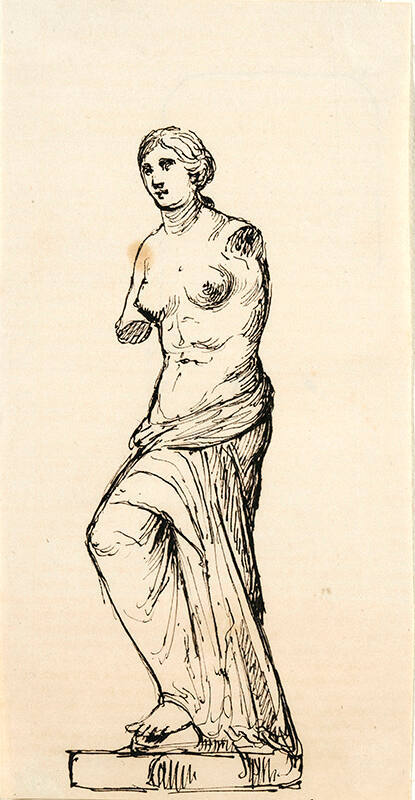Sketch of cast of Venus de Milo